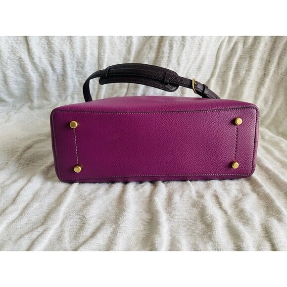 NWT COACH Willow Colorblock Leather Shoulder Bag - Deep Plum Multi - Picture 6 of 10